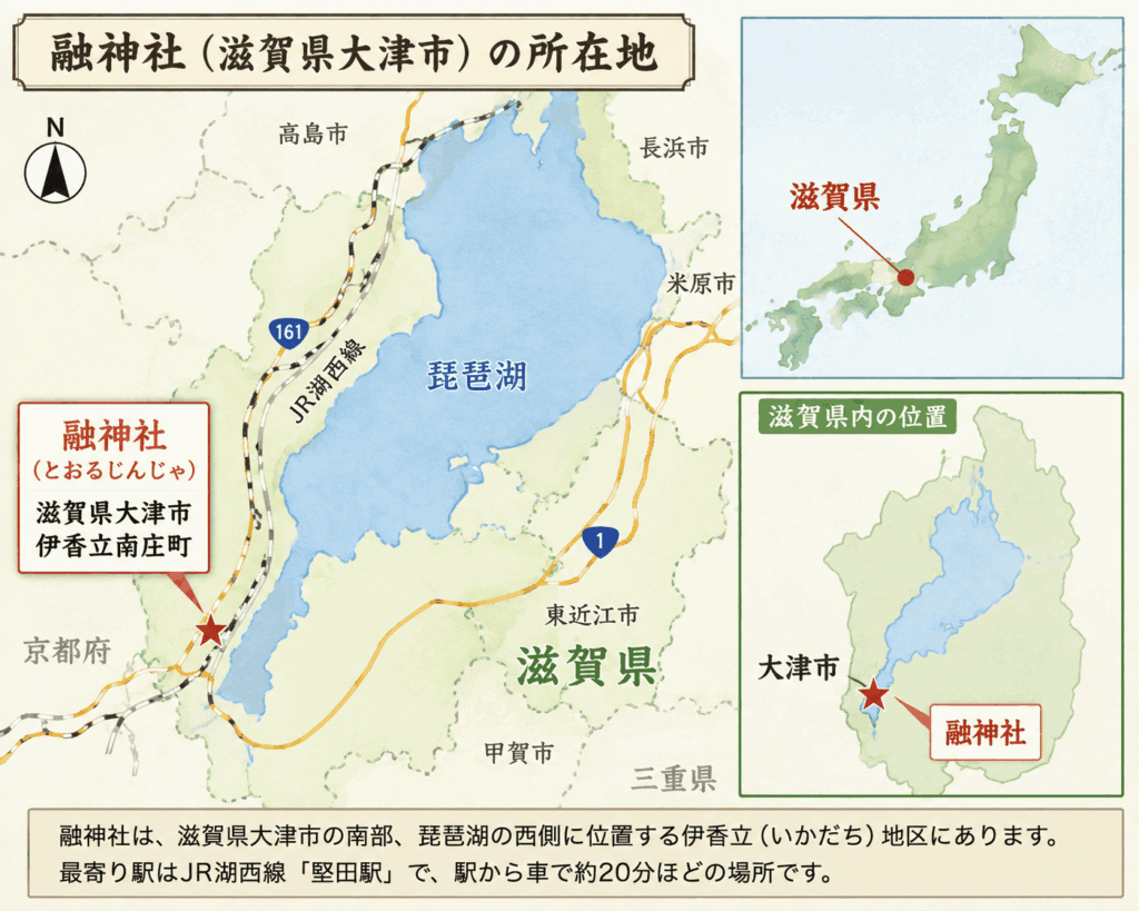 融（とおる）神社周辺の地図